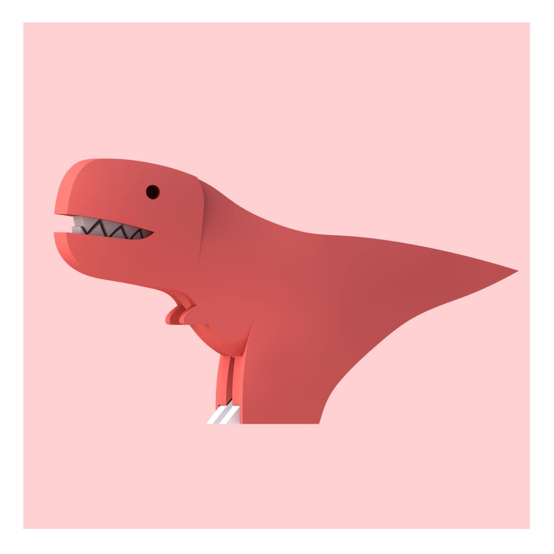 HALFTOYS PH T-REX – 3D Magnetic Tyrannosaurus Rex Puzzle Toy for Kids & Collectors | STEM Educational Dinosaur with Skeleton & Diorama